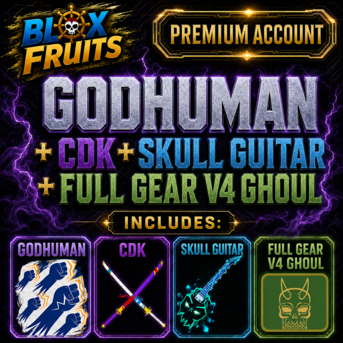 GodHuman + CDK + Skull Guitar + Full Gear V4 Ghoul