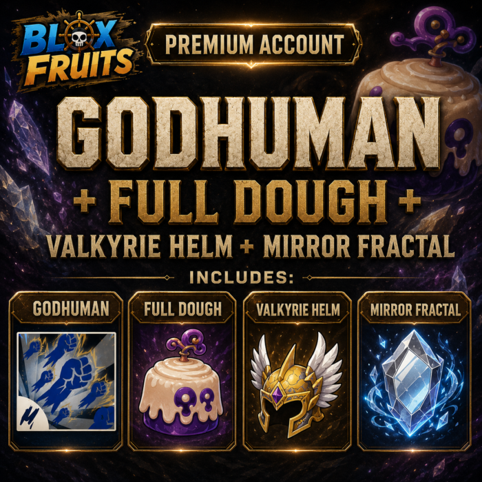 GodHuman + Full Dough + Valkyrie Helm + Mirror Fractal