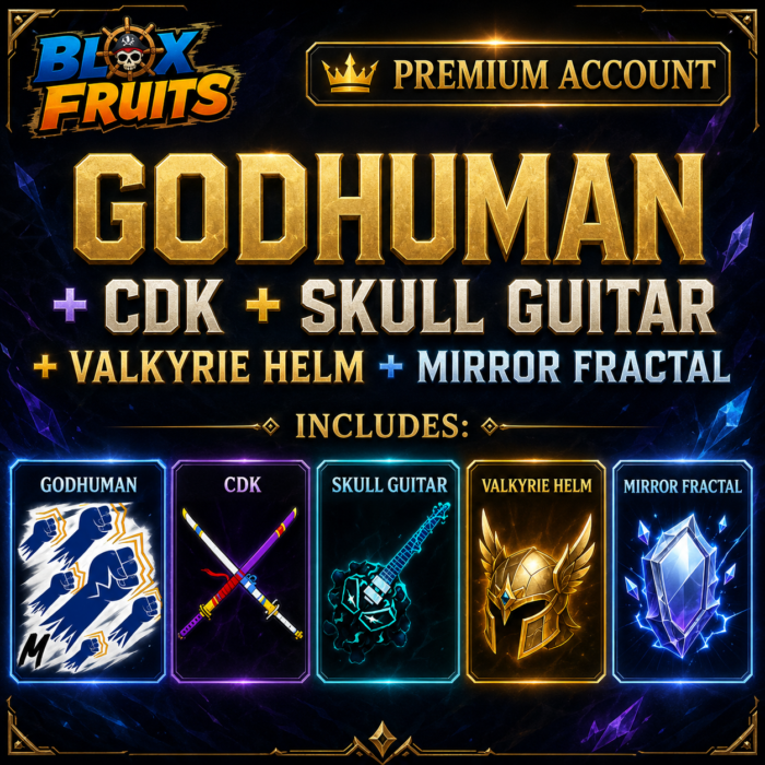 GodHuman + CDK + Skull Guitar + Valkyrie Helm + Mirror Fractal
