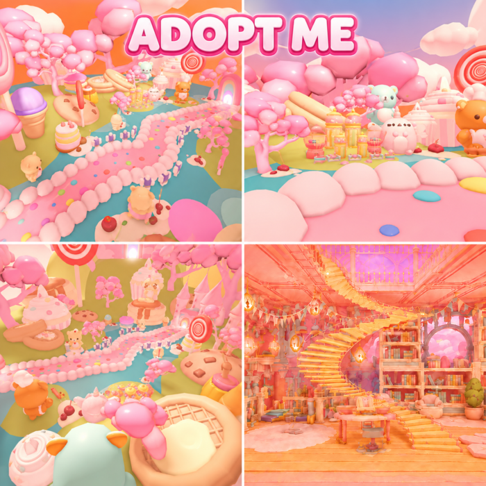 Sweet Candy Rainbow Castle